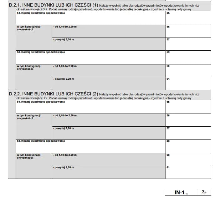IN-1 czy DN-1? Jak zgłosić nieruchomość i uniknąć błędów?