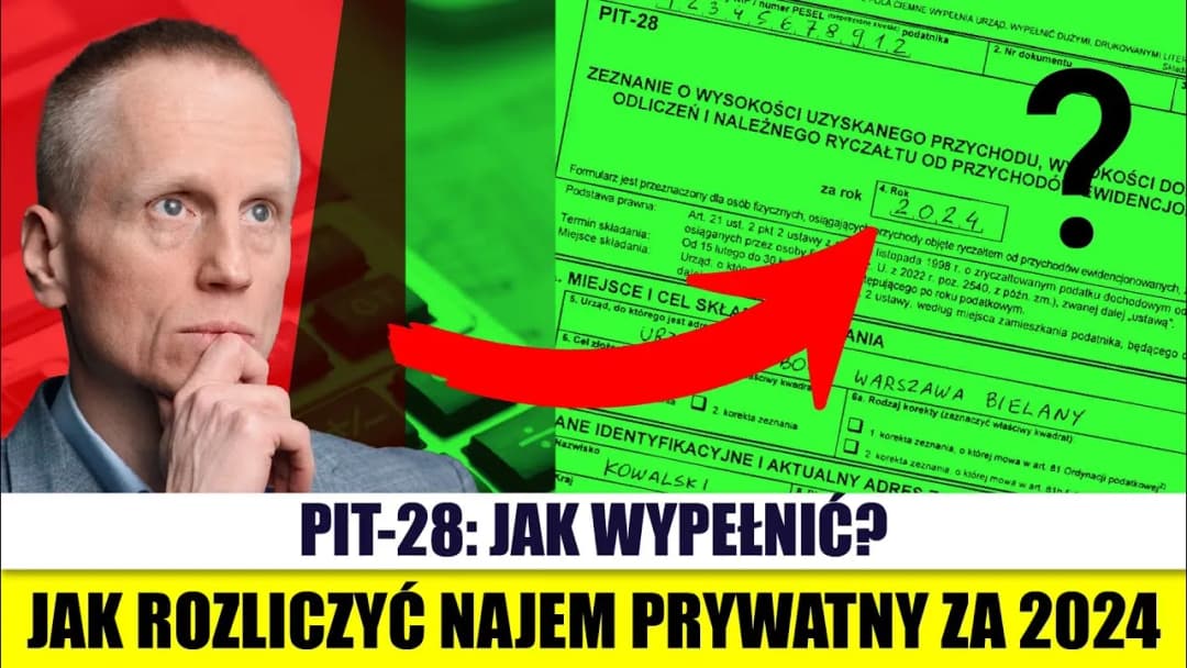 Podatek od najmu 2026: Ryczałt krok po kroku uniknij błędów!